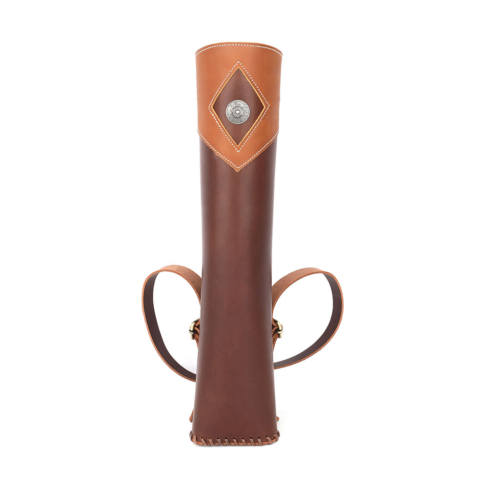  Traditional Handmade Archery Back Arrow Quiver Genuine Leather