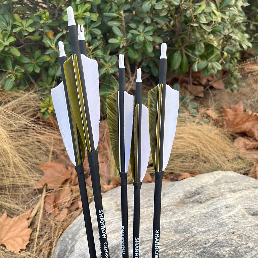 SHARROW 6.2mm Carbon Arrows Spine 500 (12 Pack)