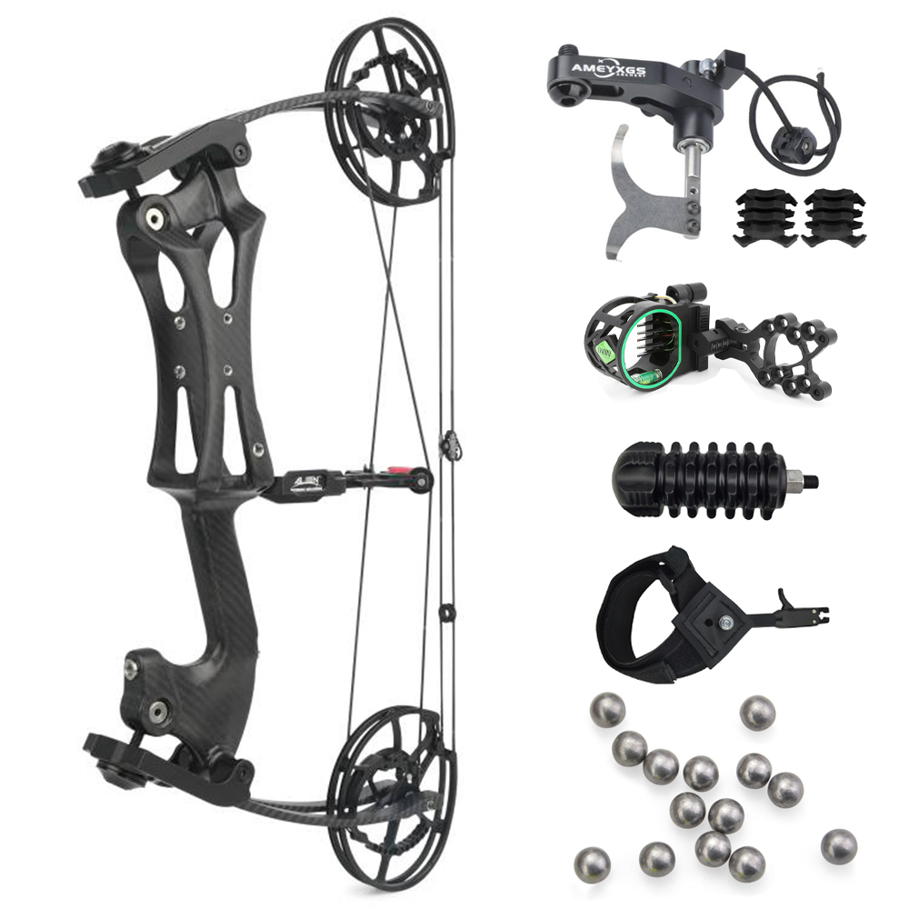 ALIEN Short Axis Ball Bearing Hunting Compound Bow for Small Game