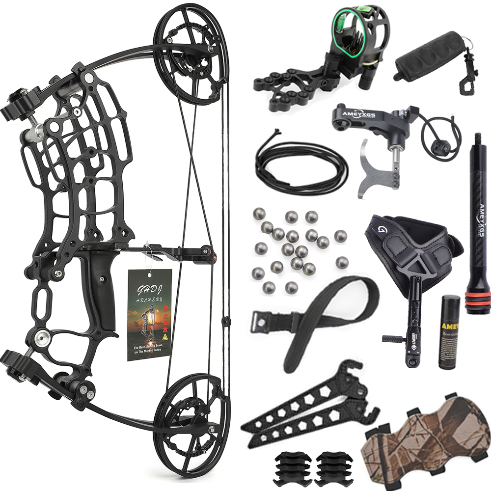 Short Axis Dual-use Compound Hunting Bow 30-70 lbs