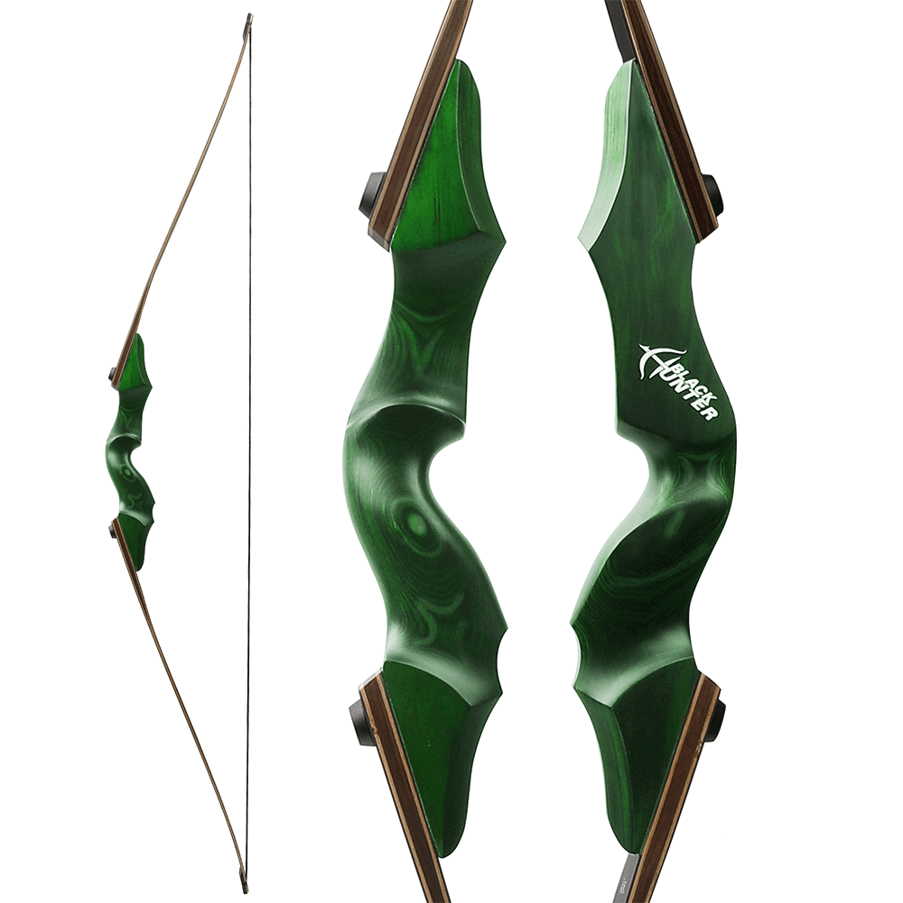 BLACK HUNTER 60" Takedown Traditional Longbow 20-60 lbs