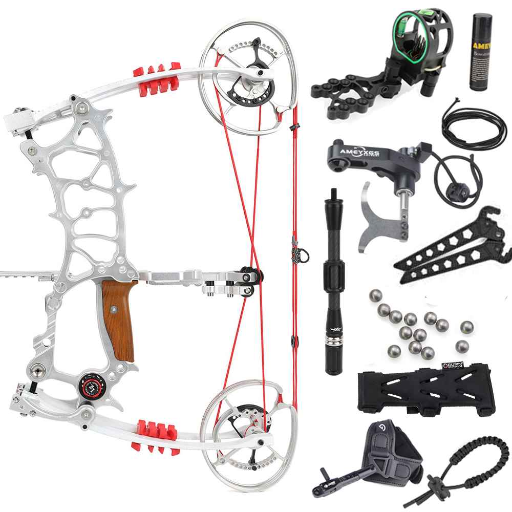 Steel Ball Compound Bow Hunting Bow Kit 40-65 lbs