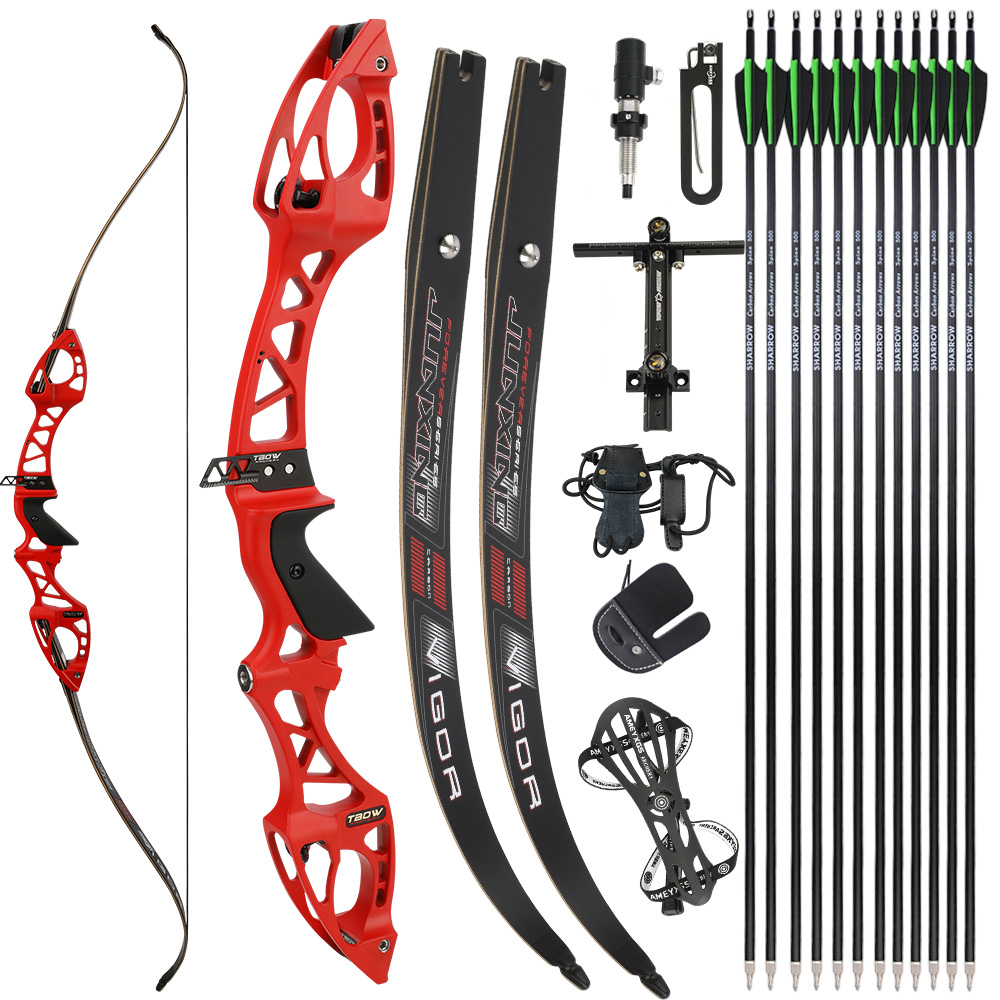 JUNXING H8 68" Formula Olympic Target Recurve Bow 20-40 lbs @28" Draw – Professional Competition Bow