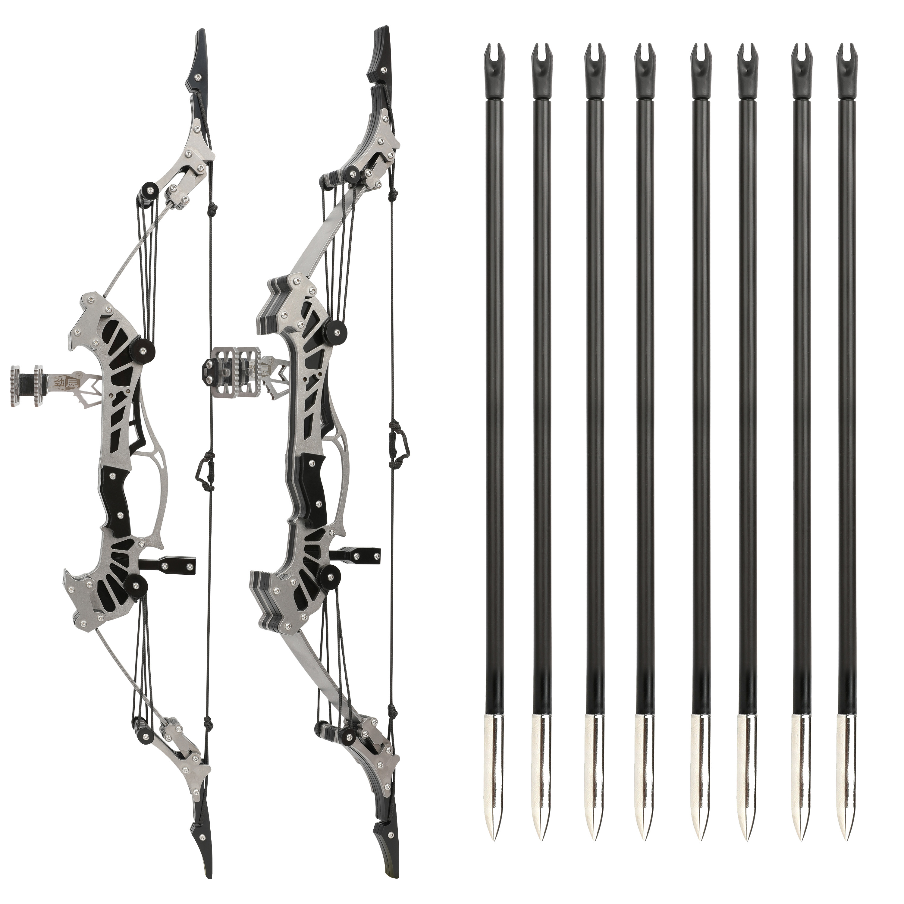 Mini Compound Bow 16 lbs Compact Archery Set for Beginners