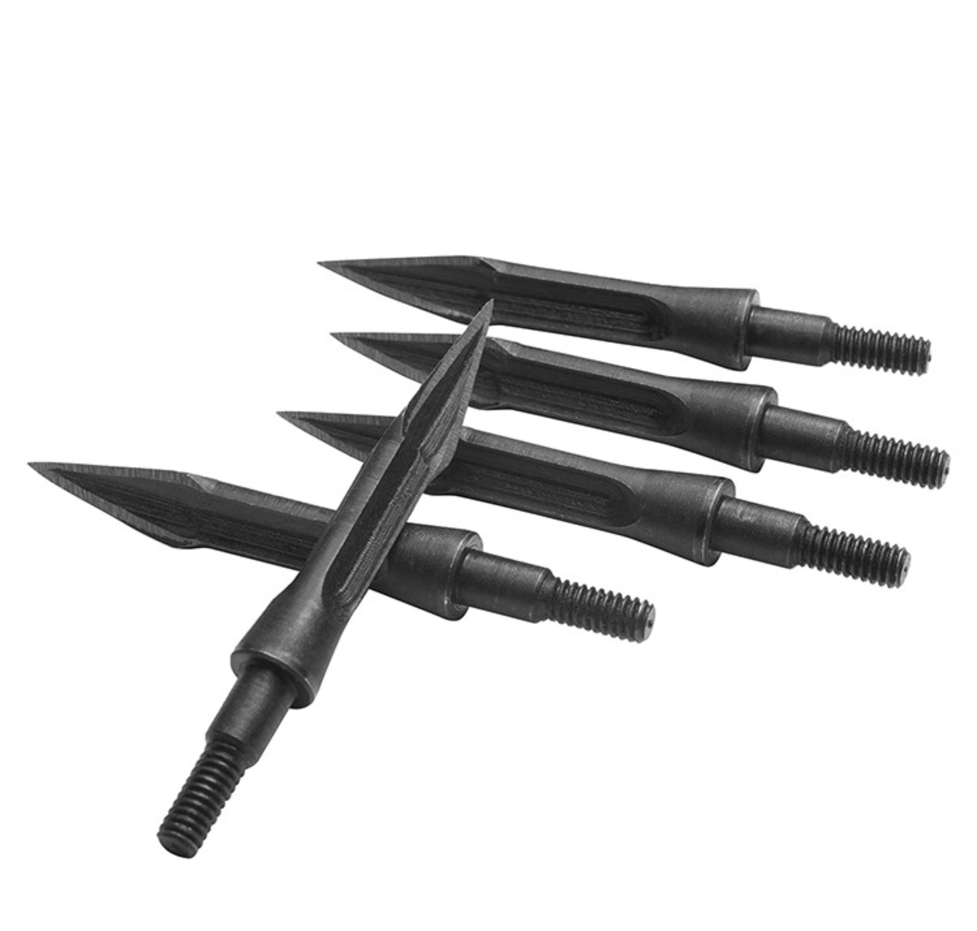Carbon Steel Broadheads 112 Grain Hunting Arrow Tips (12 Pack)