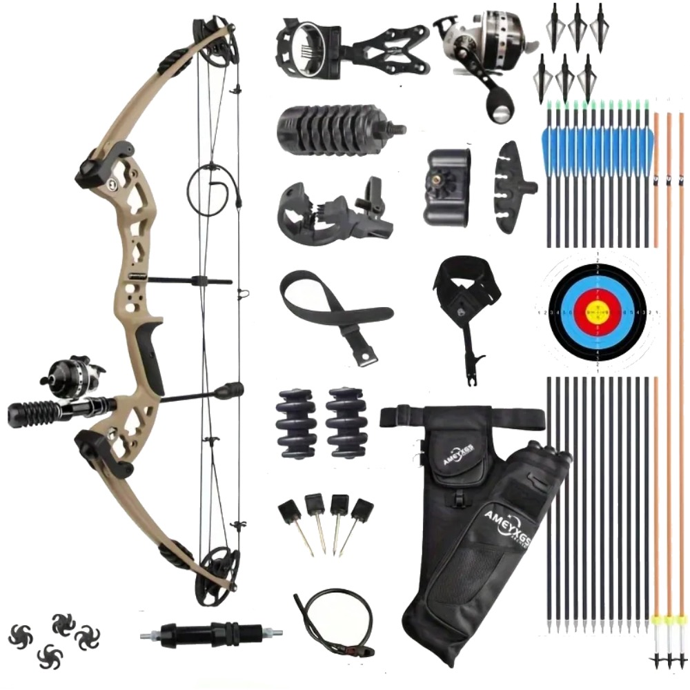 JUNXING Battleship Bowfishing Dual-Use Hunting & Fishing Bow 30-55 lbs