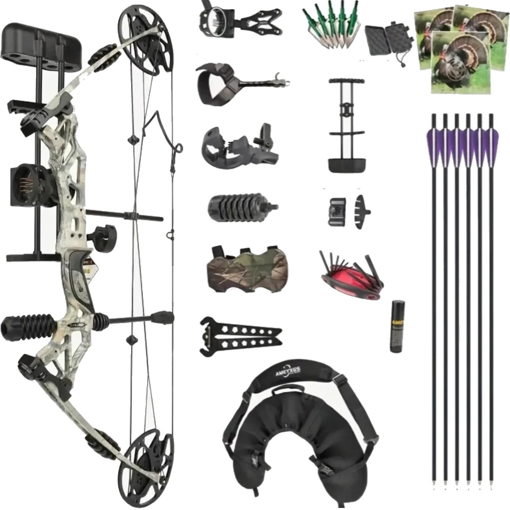 KAIMEI HAN Compound Bow Adjustable Hunting Bow Complete Set 30-60 lbs