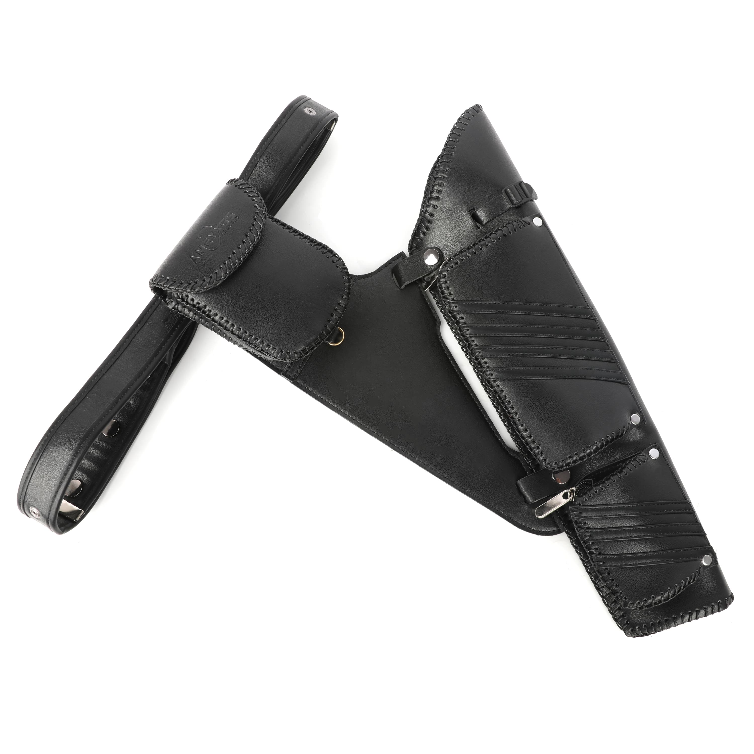 Forward Woven Leather Archery Quiver