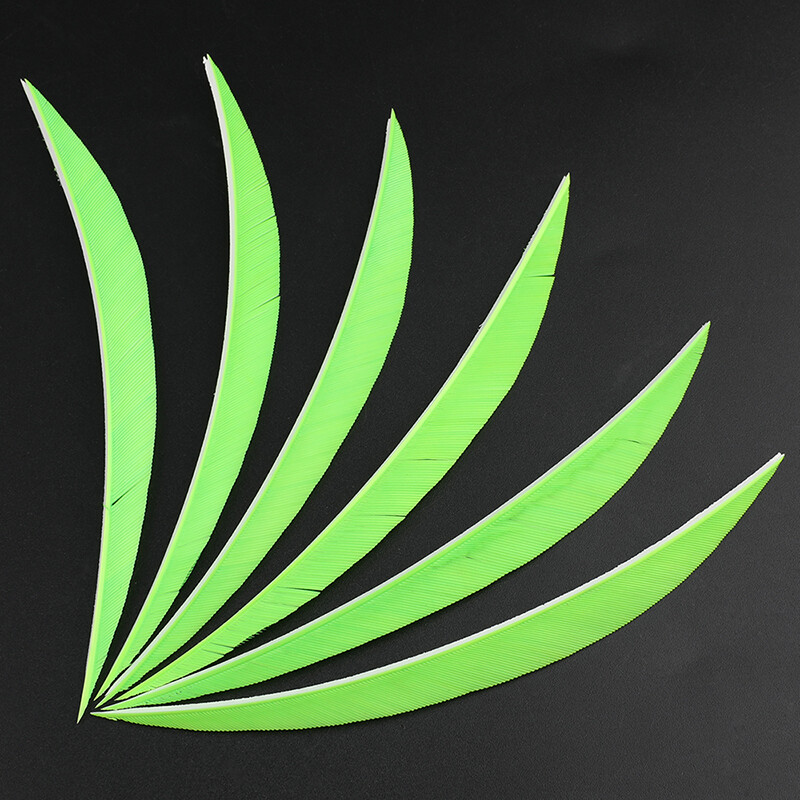 Turkey Arrow Feathers 5 Inch Natural Traditional Fletching  (50 Pack)