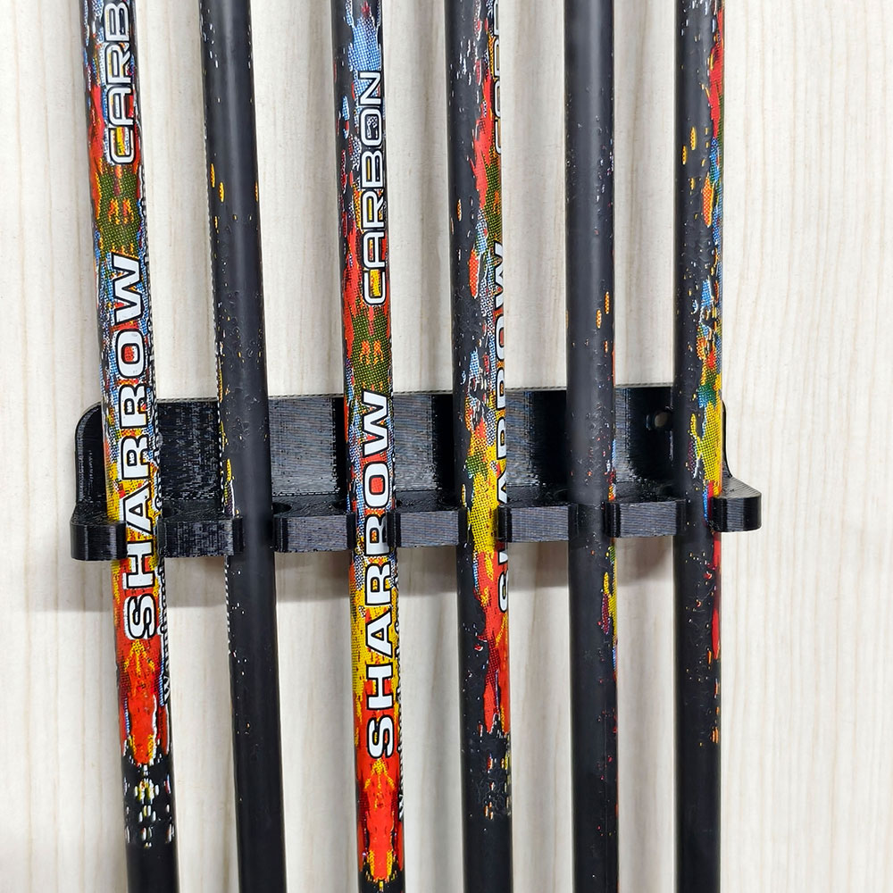 Archery Wall-Mounted Brackets Arrow Holder - 6 Arrows