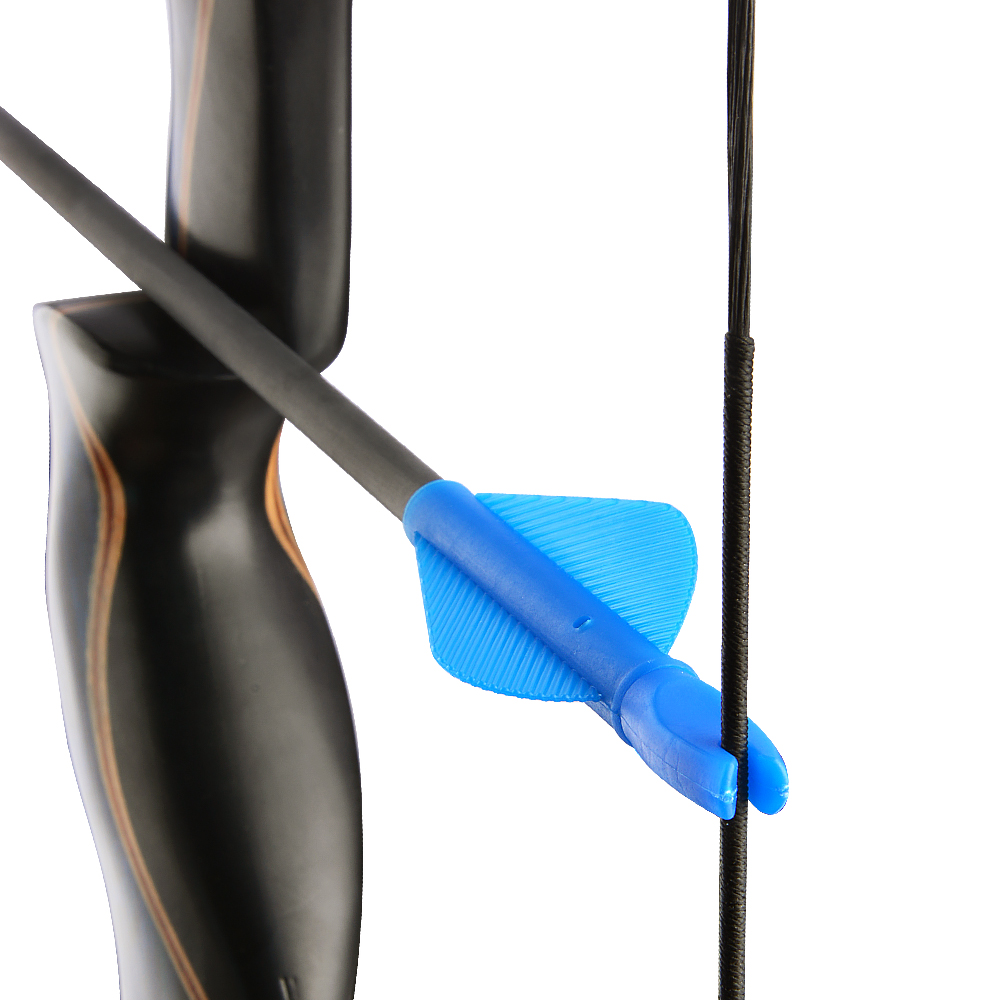 8mm Arrow Nock Arrow Feather Sleeve Solid Color (50 Pack)