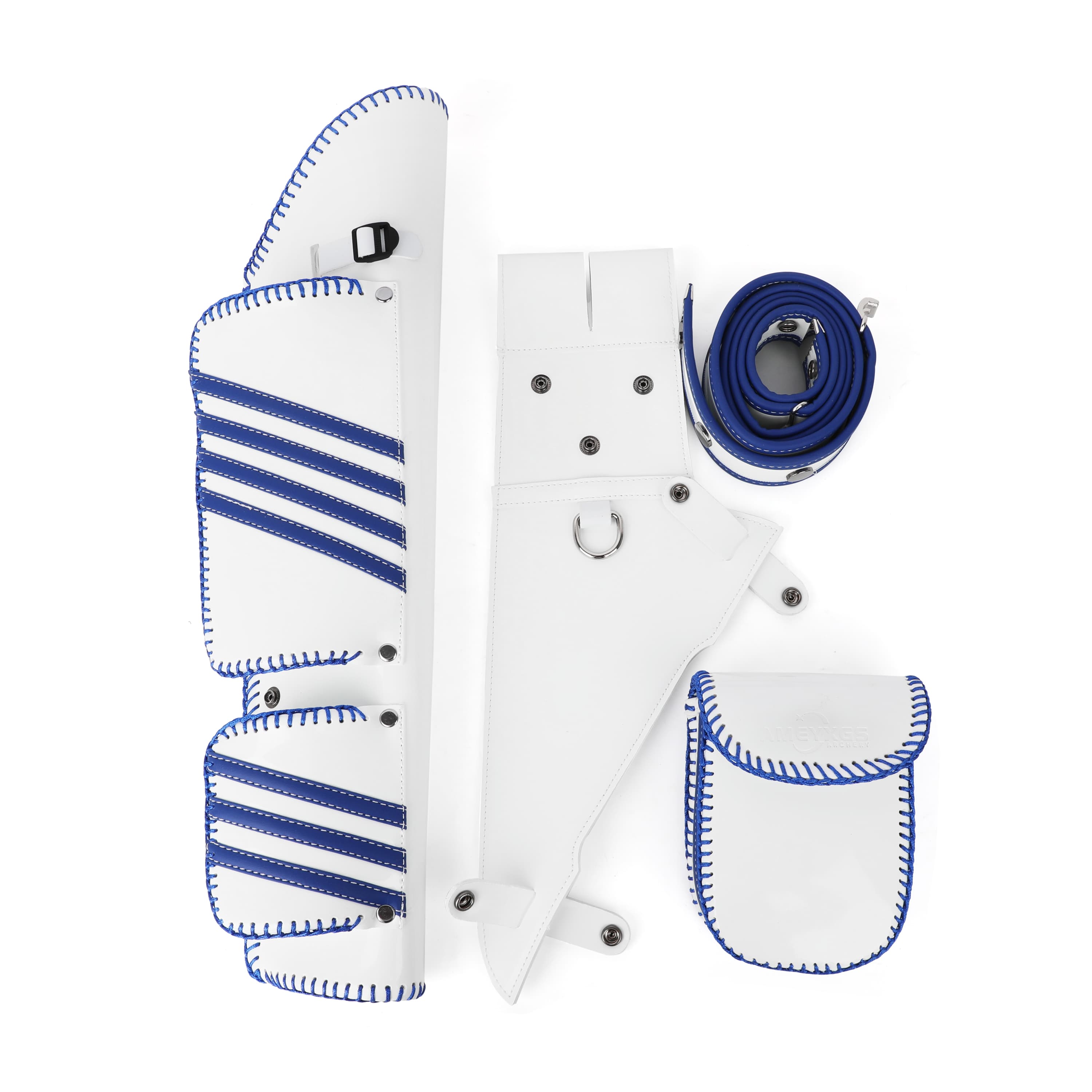 Forward Woven Leather Archery Quiver