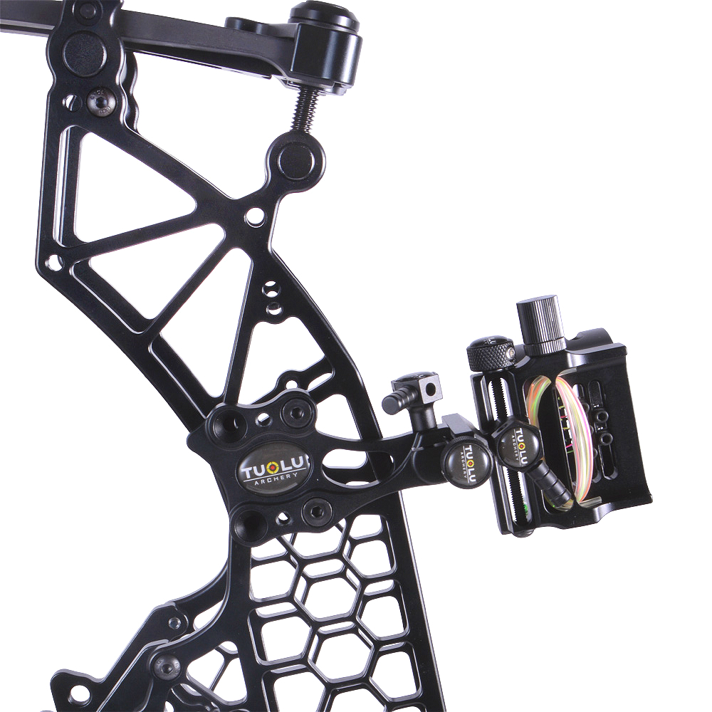 TUOLU Micro-Adjust .019" Fiber 5 Pin Bow Sight RH/LH