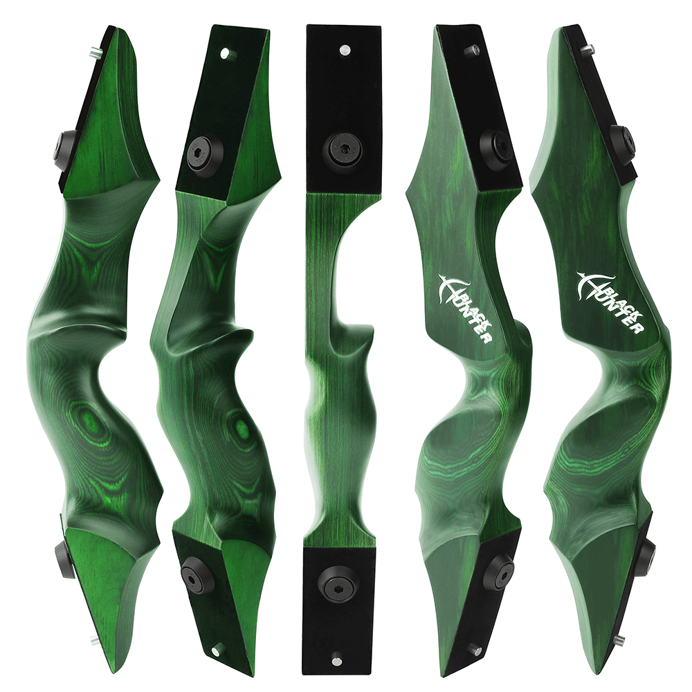 Black Hunter 60" Recurve Bow Takedown Hunting Bow 20-60 lbs RH/LH