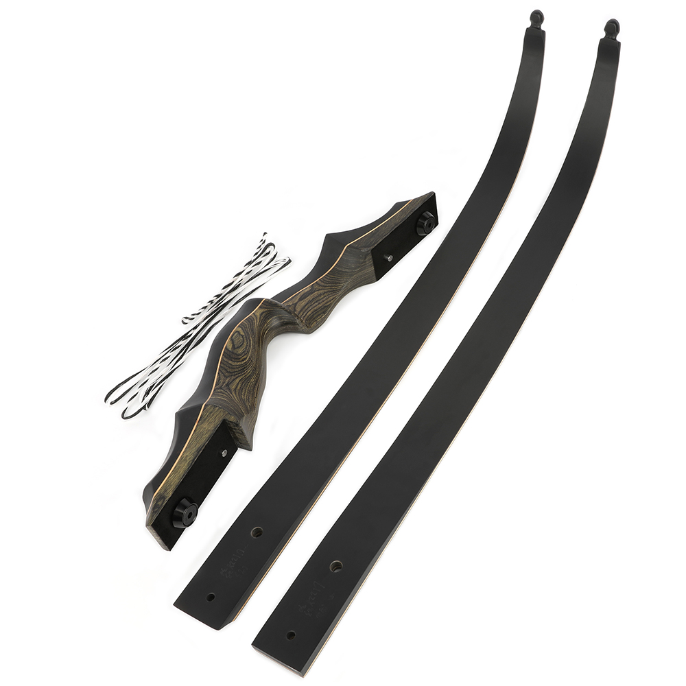 20-55lbs Longbow 62" Archery RH Takedown Hunting Bow