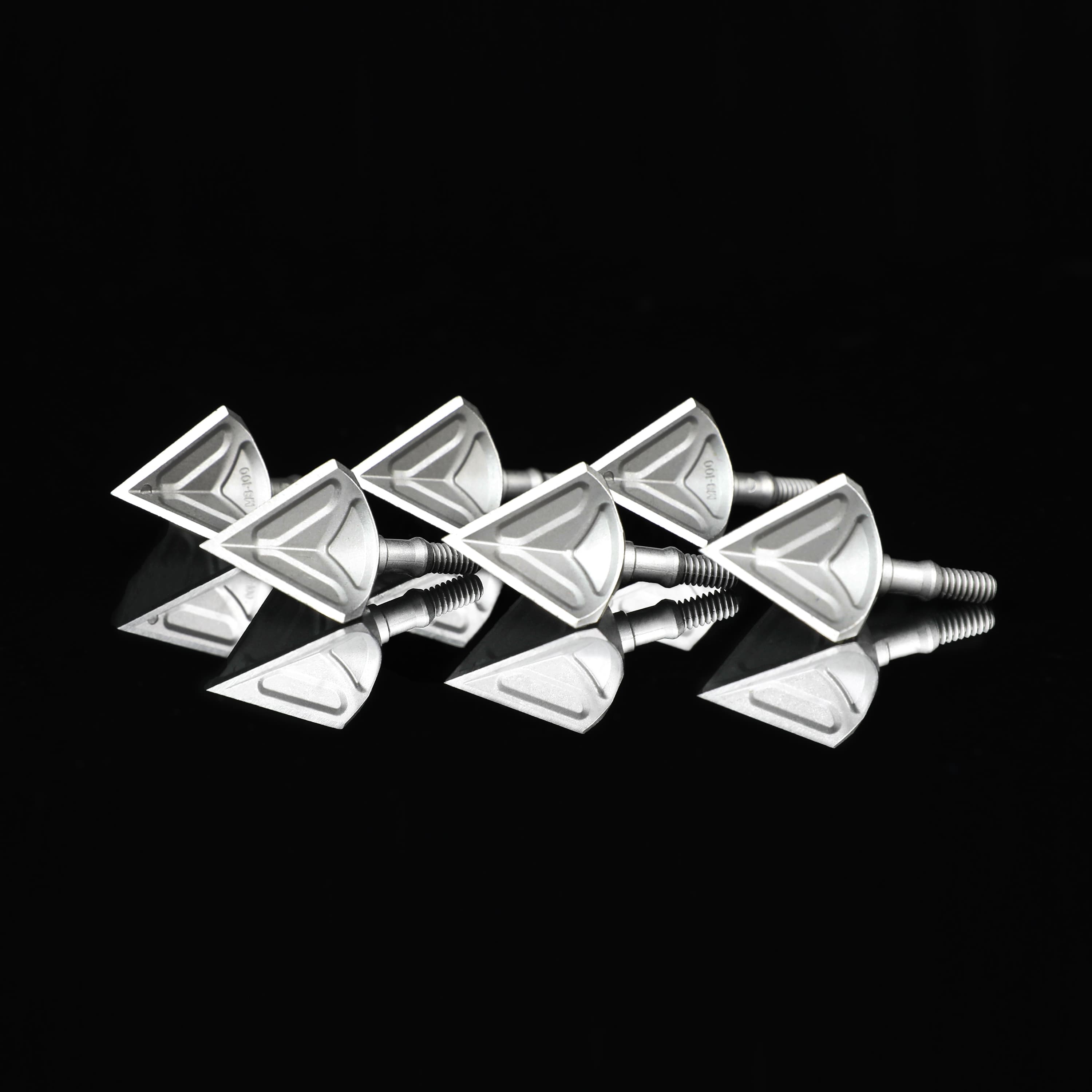 Screw-in 100Gr Broadhead Stainless Steel Hunting Arrowheads Tips