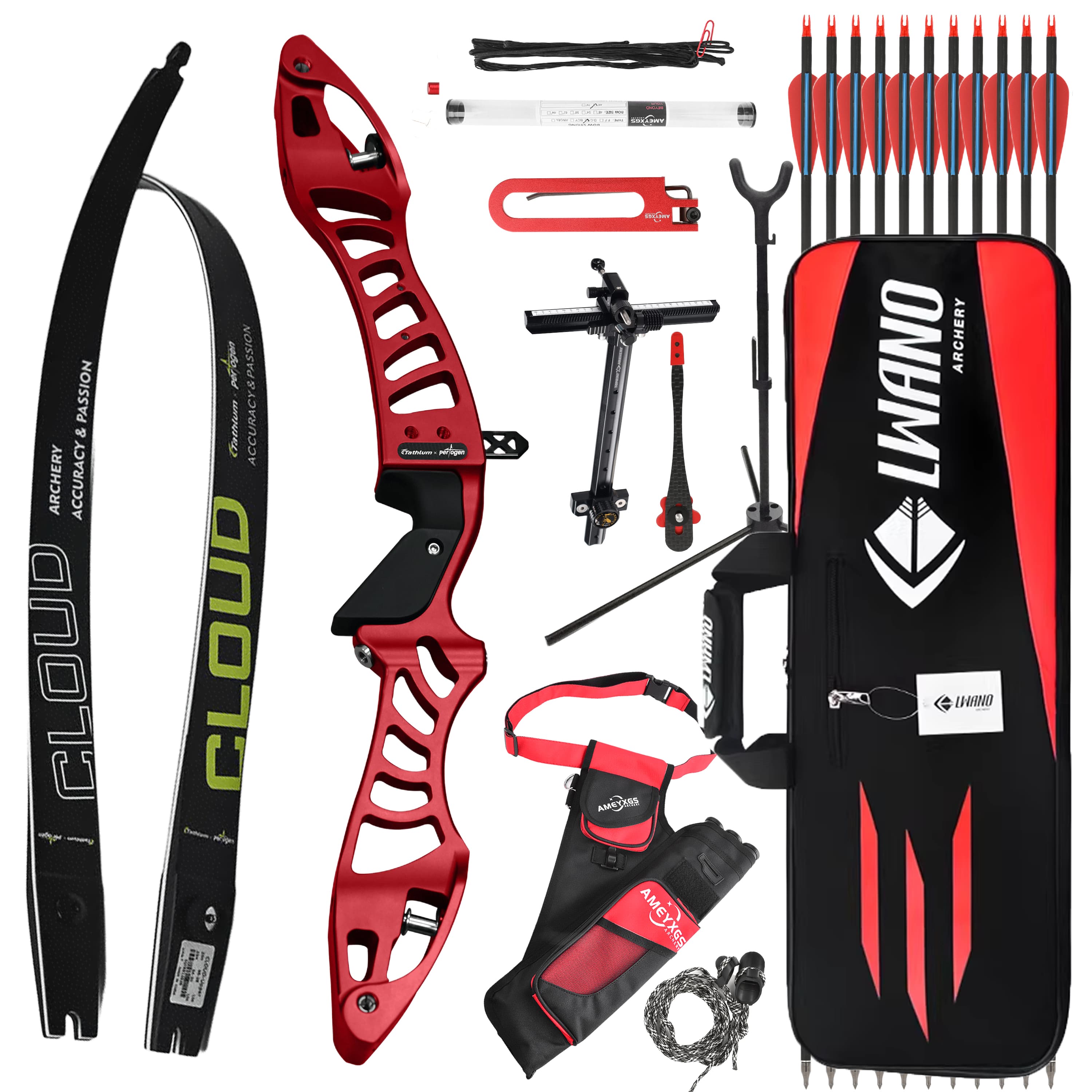 16-30lbs Longbow 68" Archery Takedown Hunting Bow