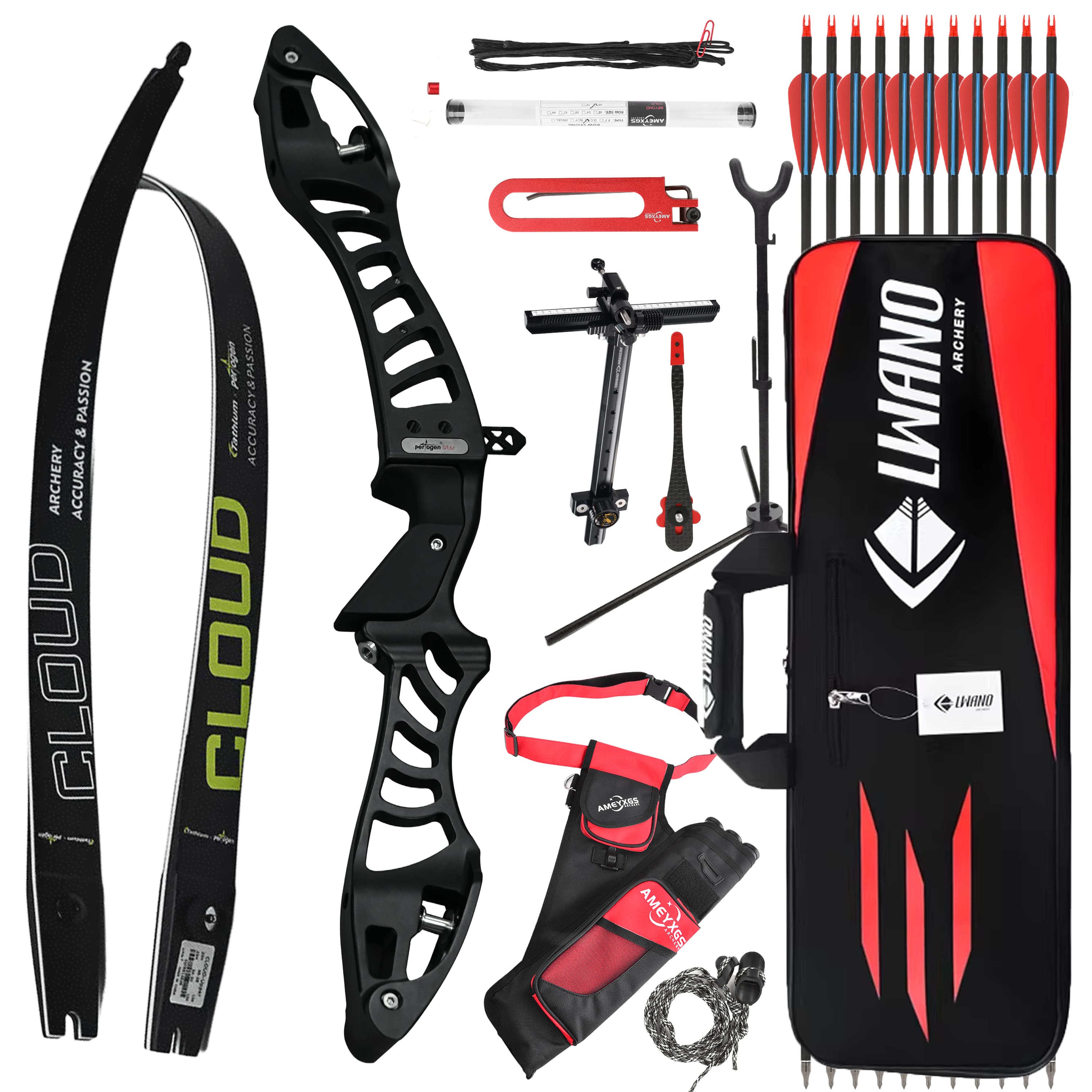 16-30lbs Longbow 68" Archery Takedown Hunting Bow