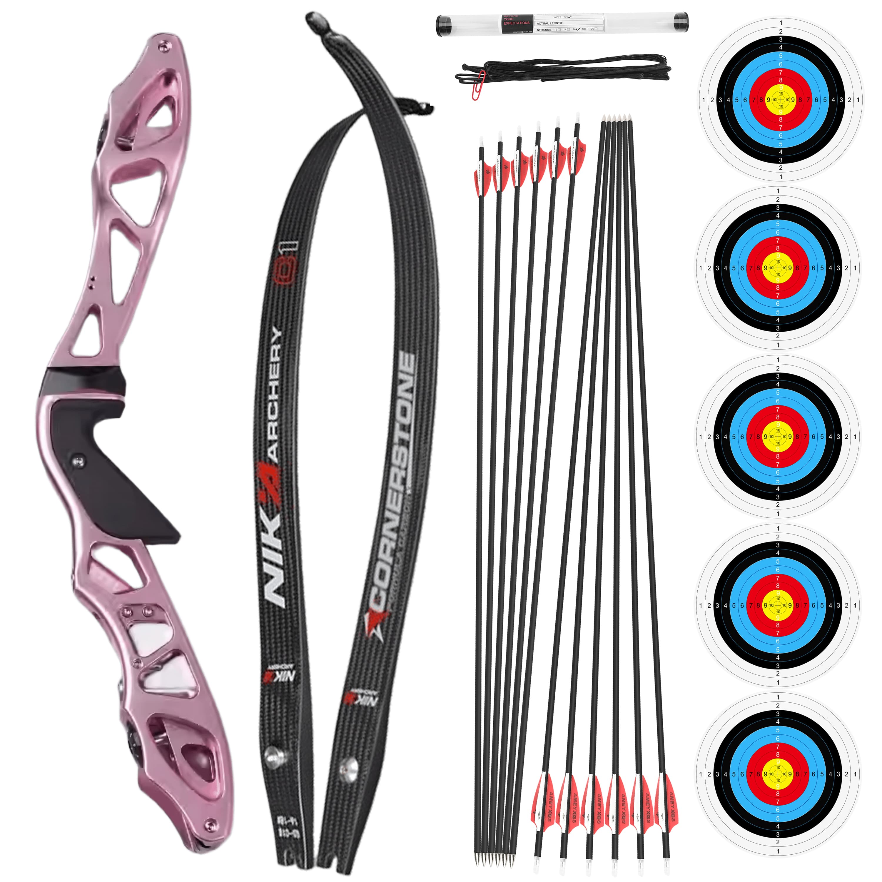 Archery ILF Recurve Bow 16-56lbs Shooting Bow RH Hunting