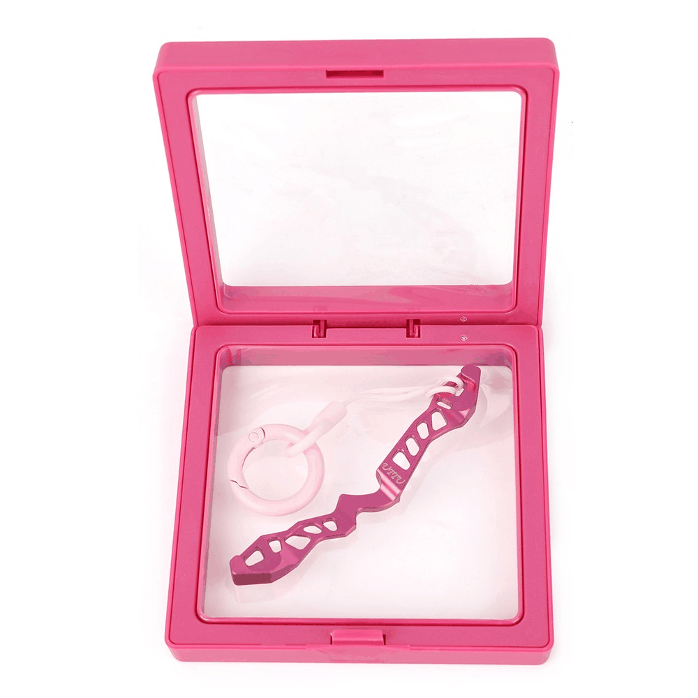 Recurve Bow Riser Keychain Aluminum Alloy Archery Keyring Gift