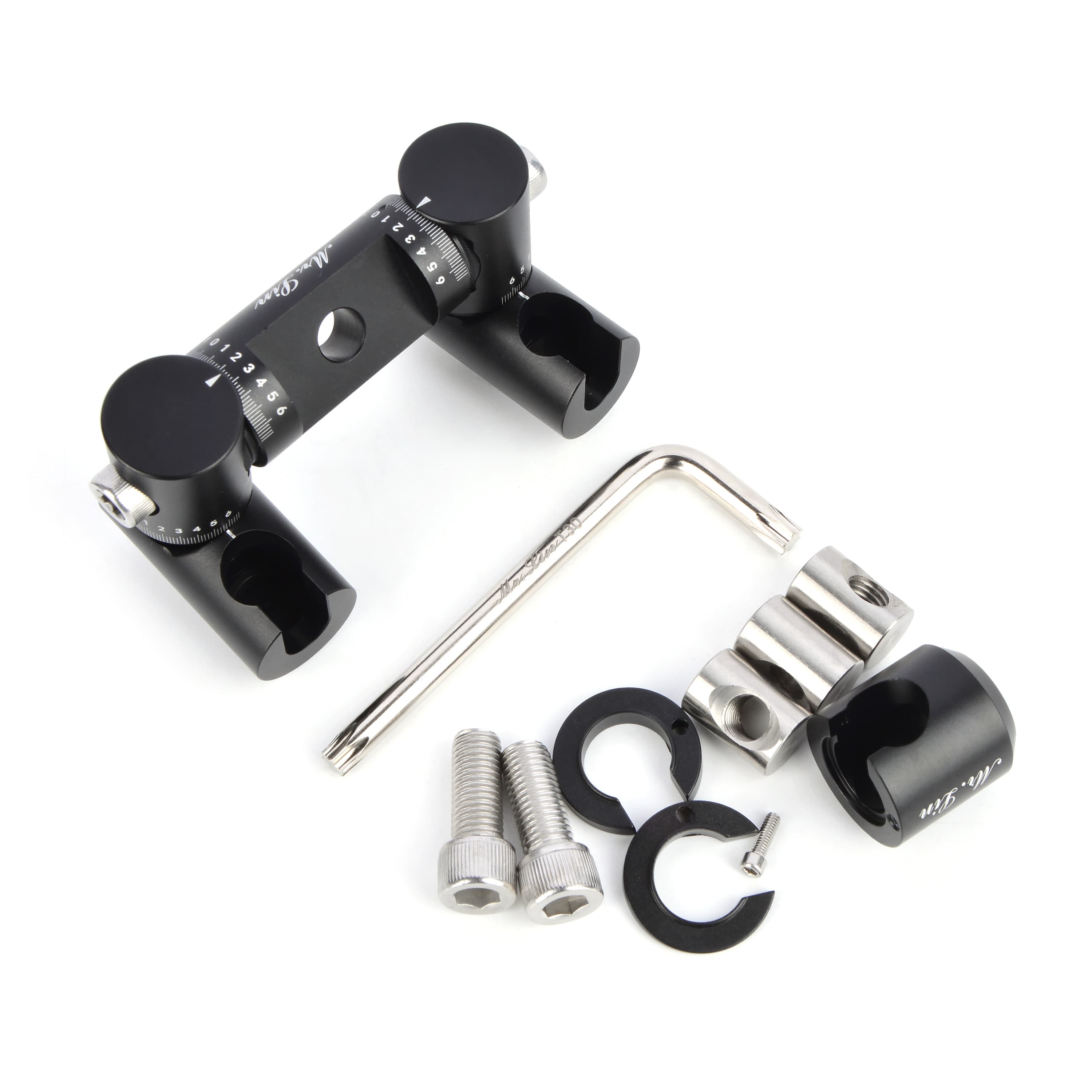 Adjustable Archery Stabilizer Bar Double V-Bar Mount 7075 Aluminum-CHN Archery