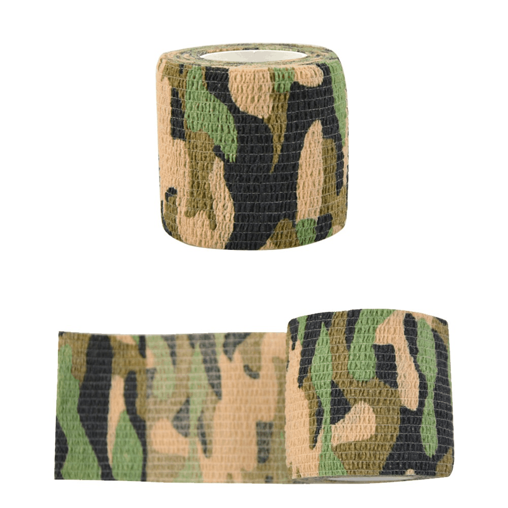 Camo Tape Self-Adhesive Wrap for Archery & Shooting Gear (3 Rolls)
