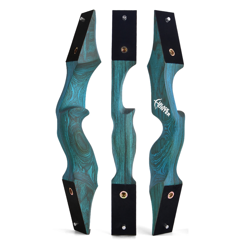 BLACK HUNTER 15" Wood Longbow/Recurve Bow Riser RH LH-CHN Archery