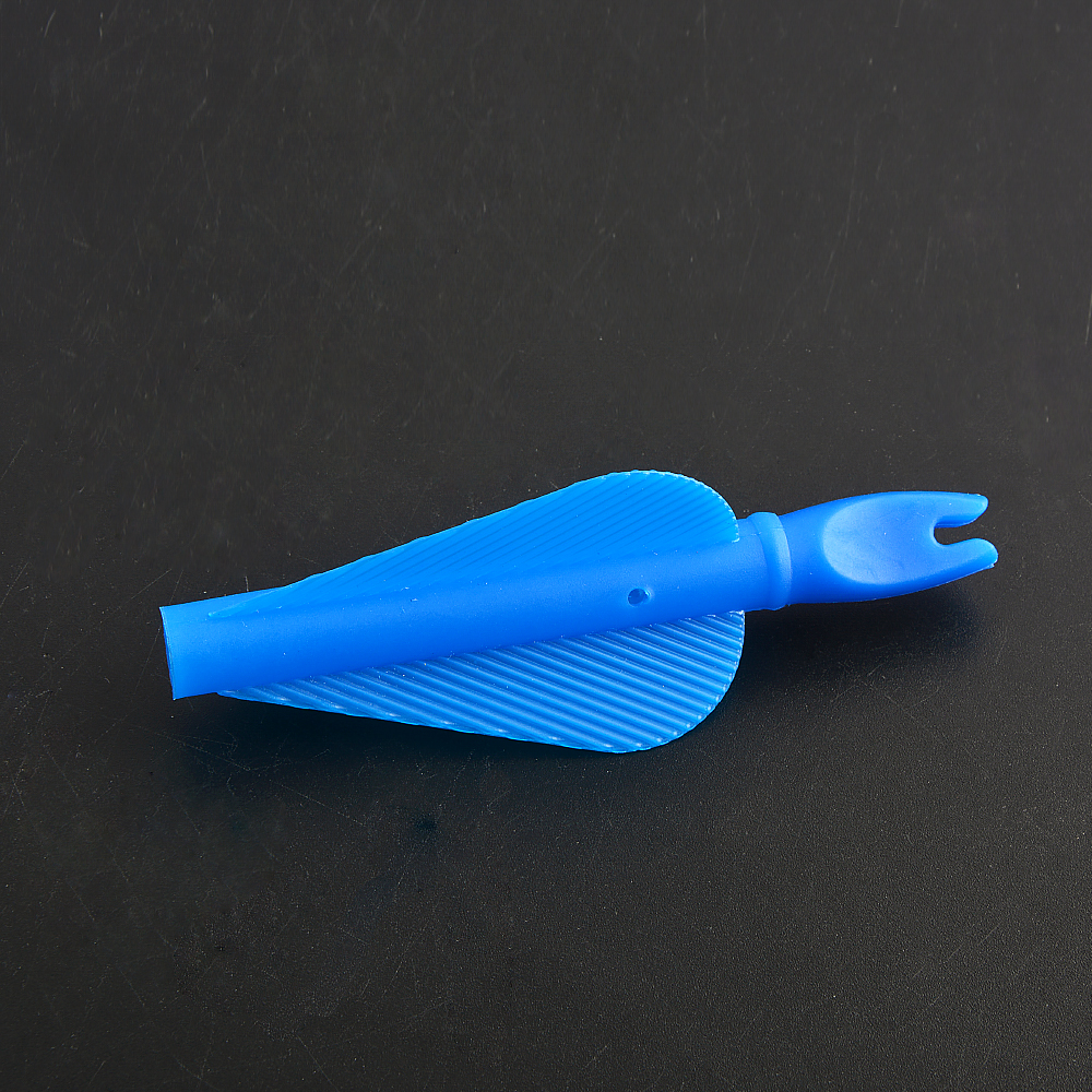 8mm Arrow Nock Arrow Feather Sleeve Solid Color (50 Pack)