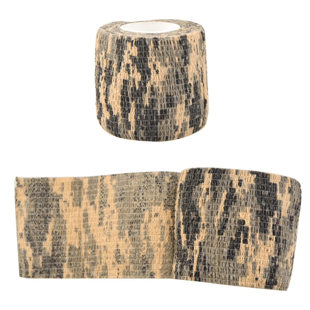 Camo Tape Self-Adhesive Wrap for Archery & Shooting Gear (3 Rolls)