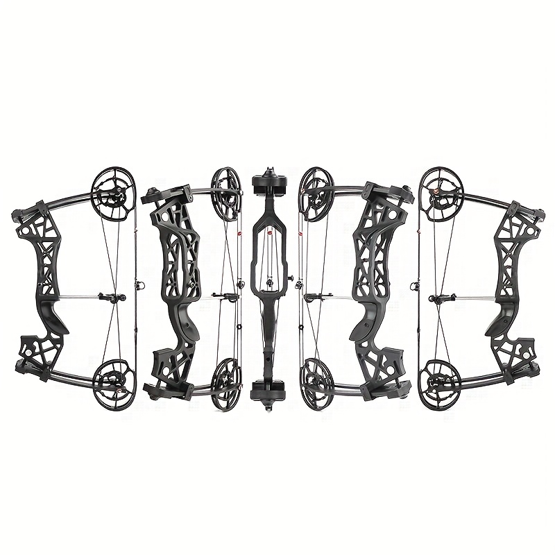 1pc Archery Dual-purpose Composite Bow, 40-65Lbs Adjustable For Both Left And Right Hands, Suitable For Shooting Marbles And Arrows For Beginners And Skilled Archers, Outdoor Hunting Shooting Target Shooting Archery