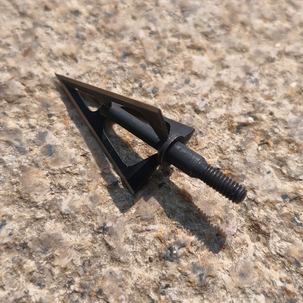 Stainless Steel Target Arrow Points Red Dot Design (12 Pack)