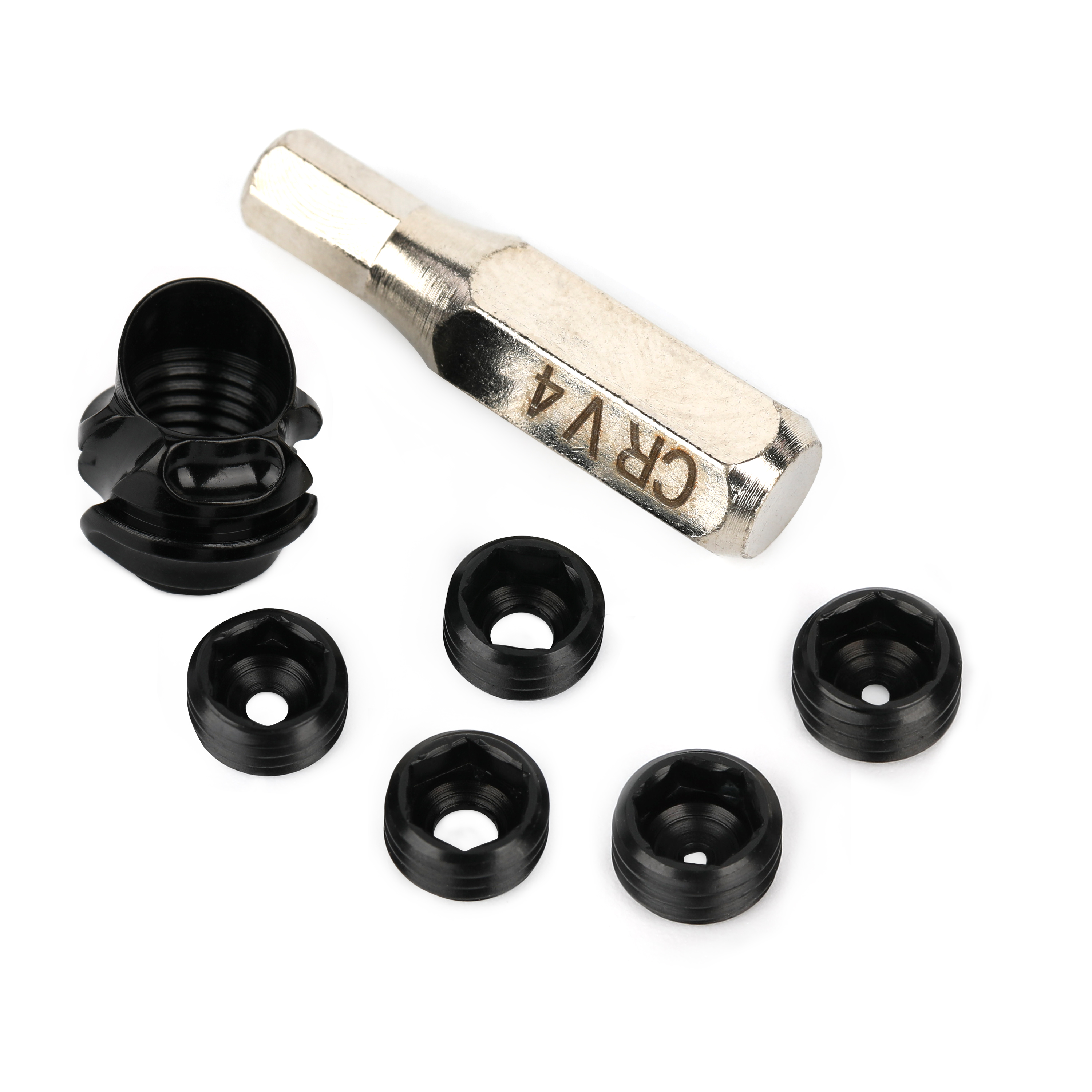 Compound Bow Peep Sight Kit, 37/45 Degree Aluminum Housing & 5 Cores