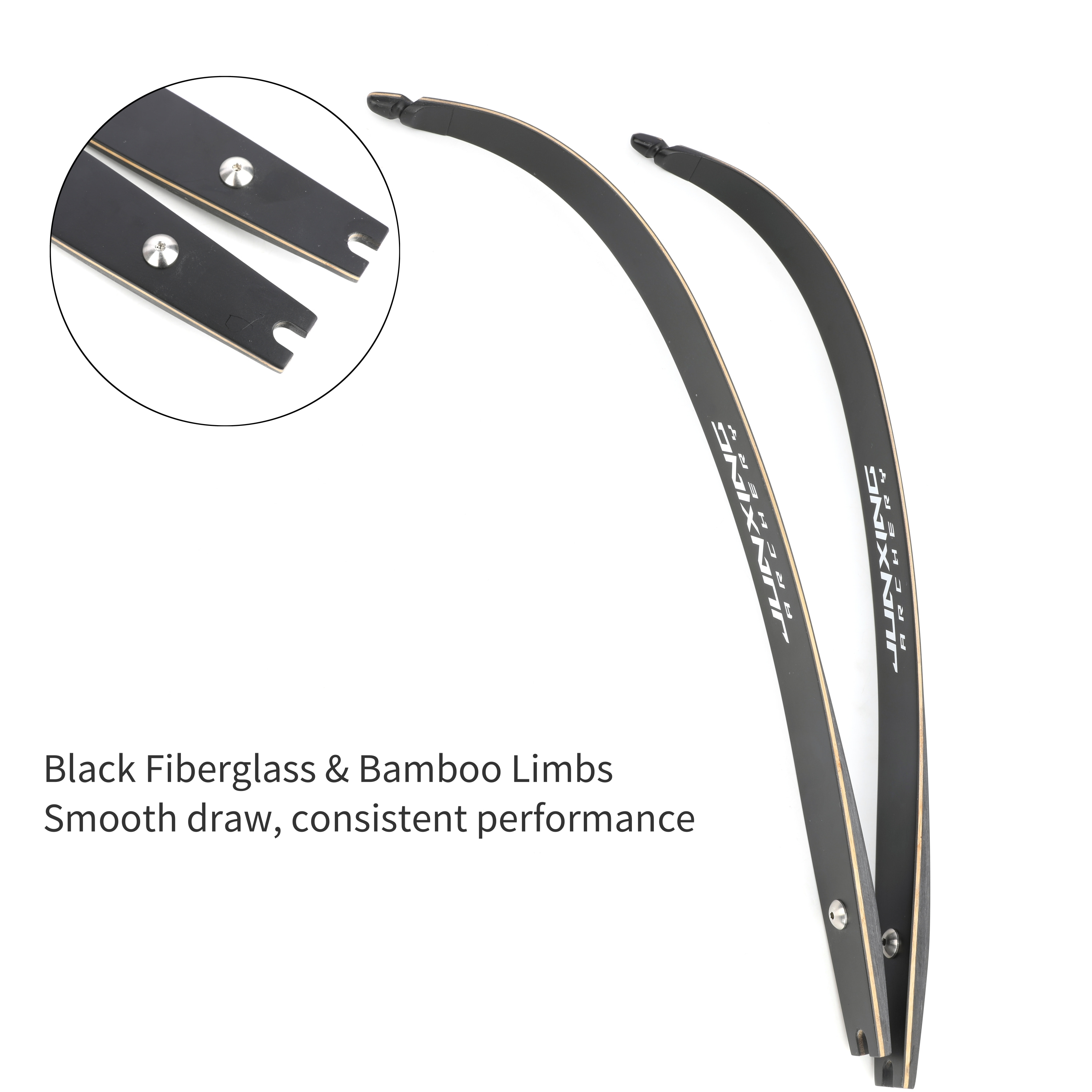 JUNXING F167 66" ILF Target Recurve Bow 20-40# @28"