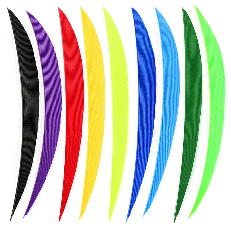 Turkey Arrow Feathers 5 Inch Natural Traditional Fletching  (50 Pack)