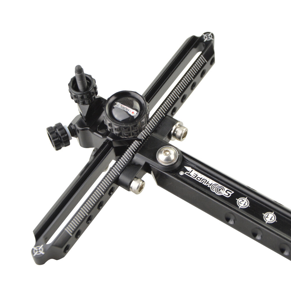 9" Recurve Bow Sight 1 Pin Archery Hunt Target Adjustable