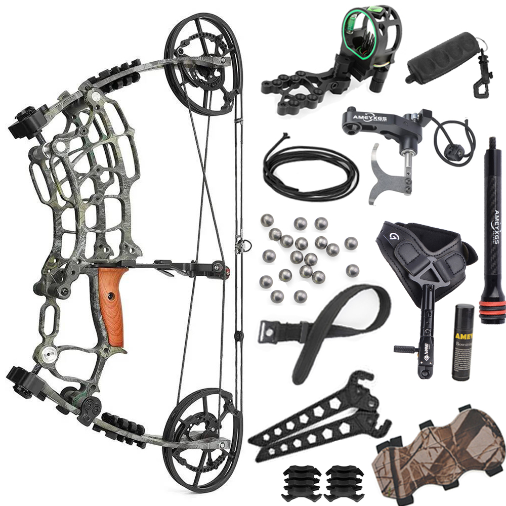 Short Axis Dual-use Compound Hunting Bow 30-70 lbs