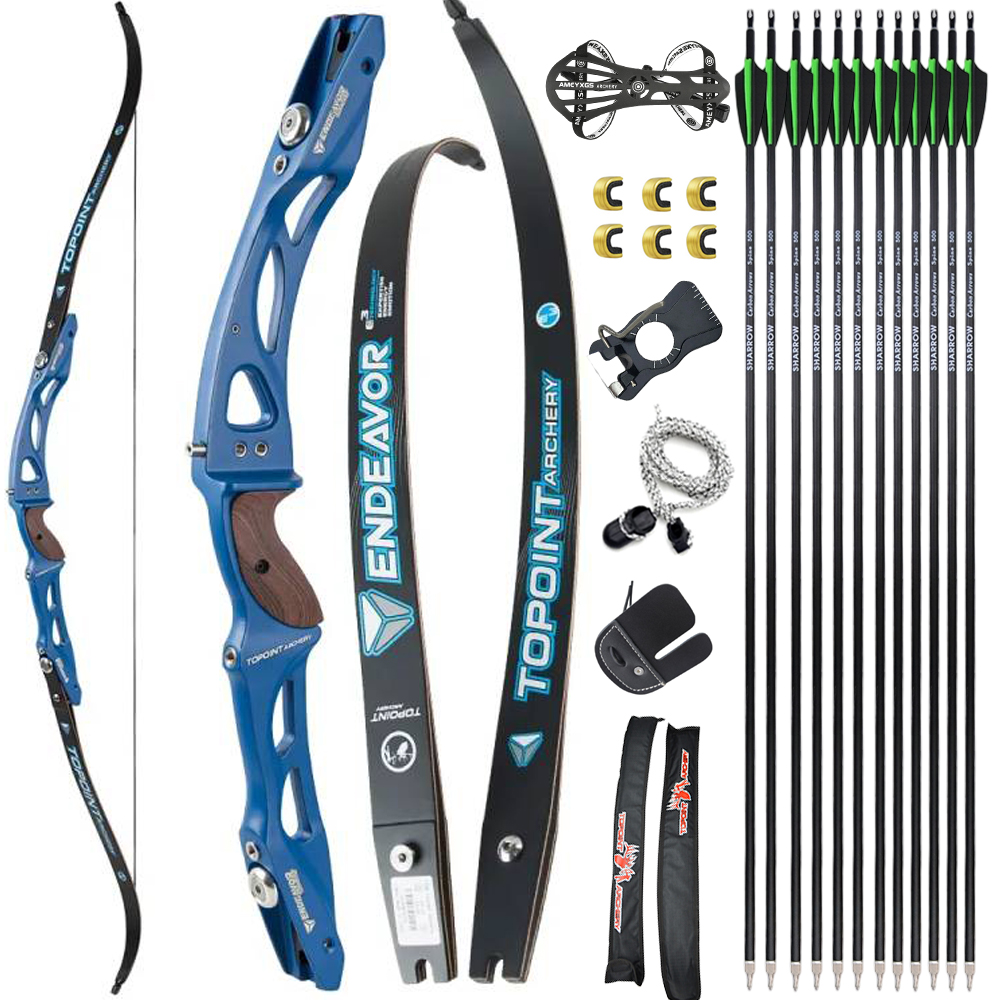 TOPOINT ENDEAVOR R10 66" 68" 70" ILF Recurve Bow Target Bow 16-44# @28"