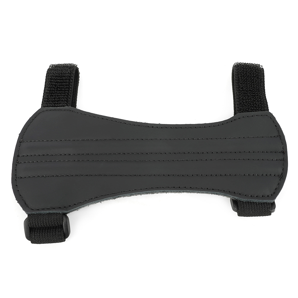 Archery Arm Guard Cowhide Adjustable Ambidextrous Archery Protection
