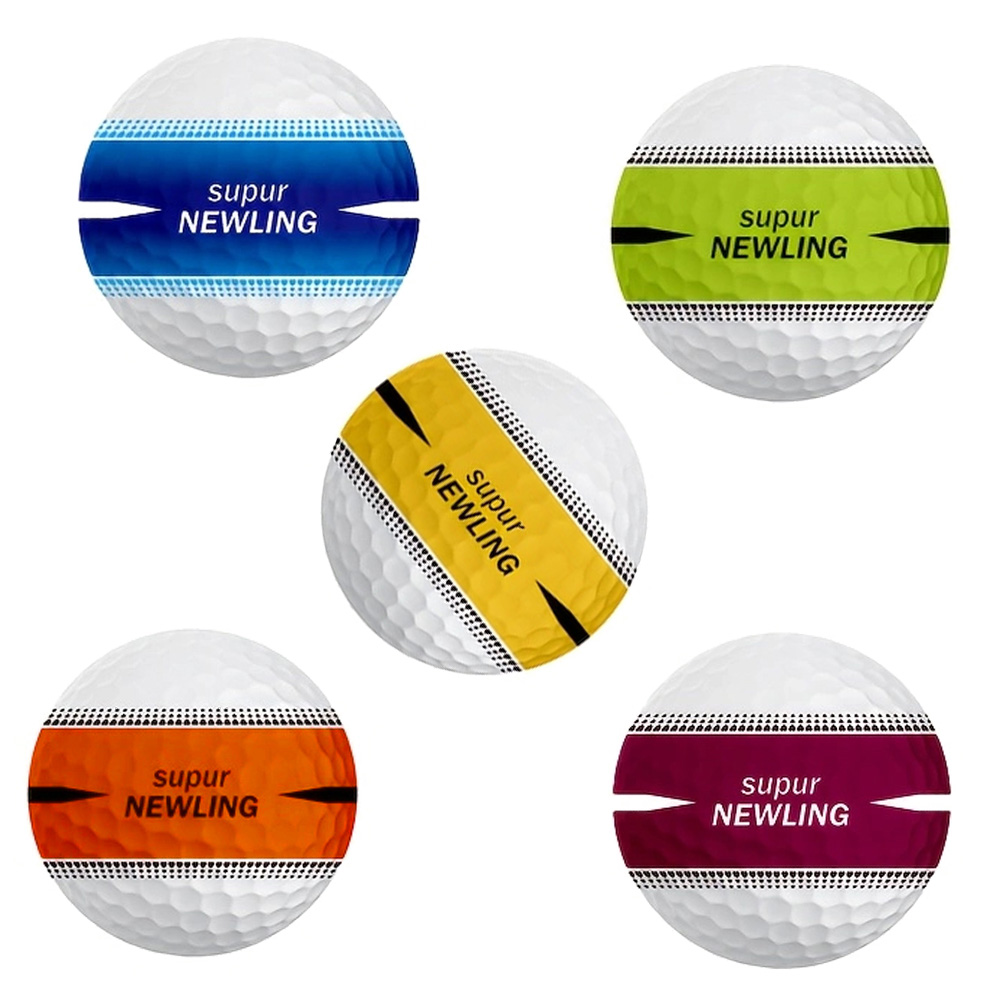 6PCS Rubber Golf Ball Practice Training Driving Range Indoor Outdoor 