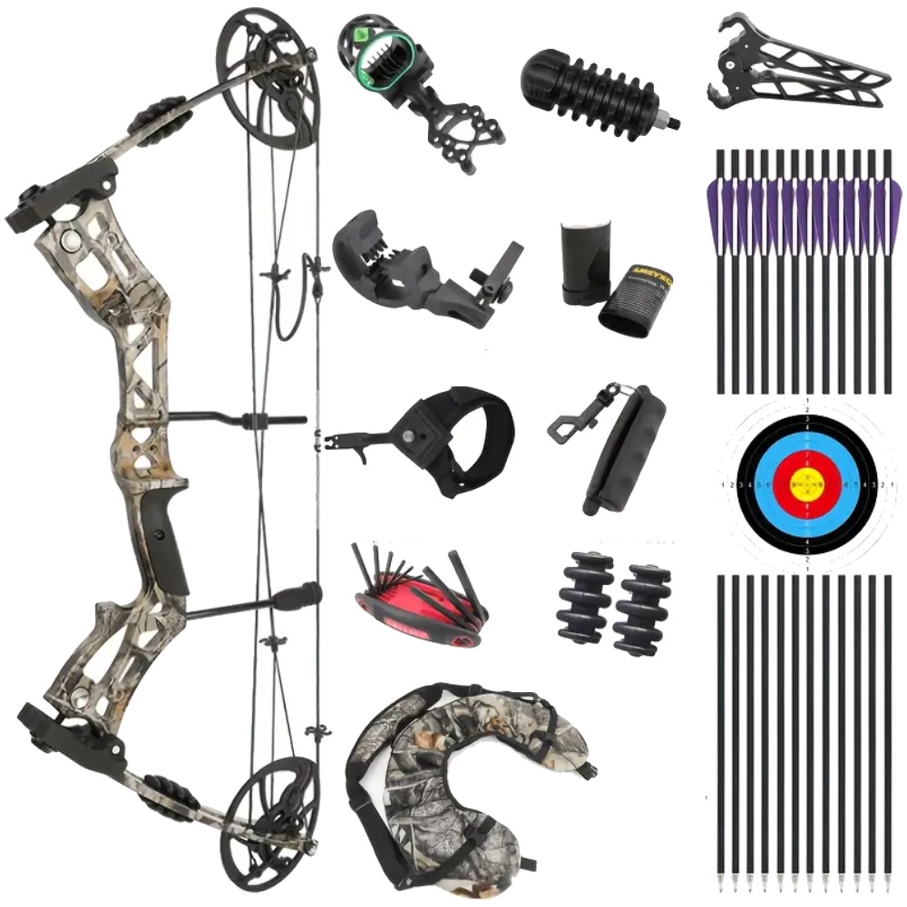 GHOST HAND Archery Compound Bow Hunting Kit for Youth Adults 30-70 lbs