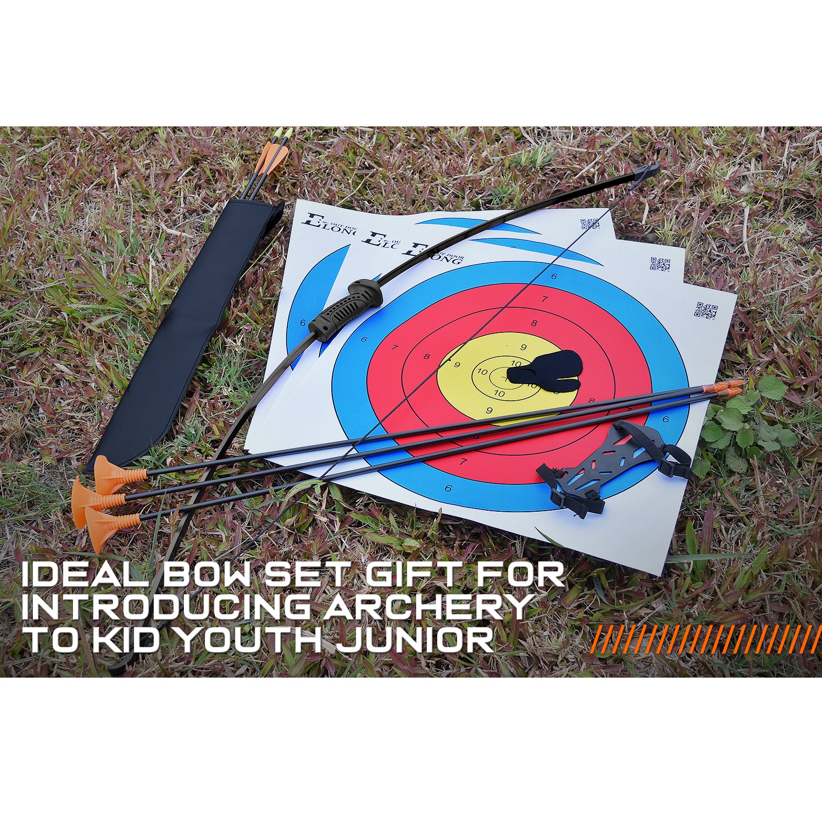 Youth Bow And Arrow Set Archery Set for Beginners Youth RH/LH-CHN Archery