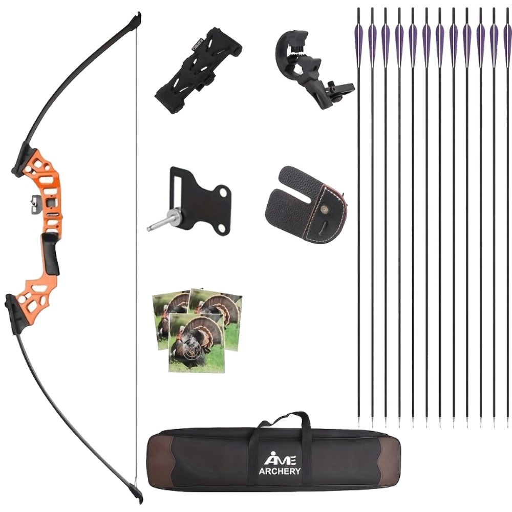 BLITZ WOLF Archery Straight Bow Recurve Bow 30-40lbs 