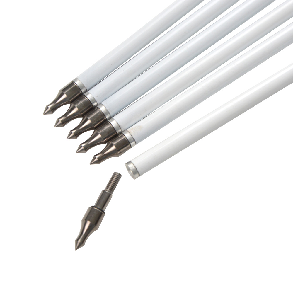 30" Archery Carbon Arrows Spine 500 Compound Bow Arrows(12 Pack)