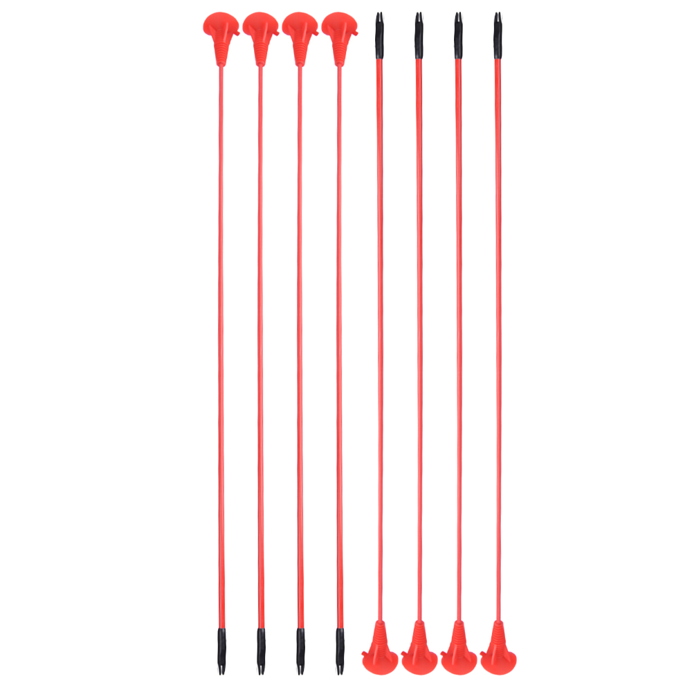 SHARROW Kids Arrows Fiberglass Arrows with Suction Cups (6 Pack)-CHN Archery