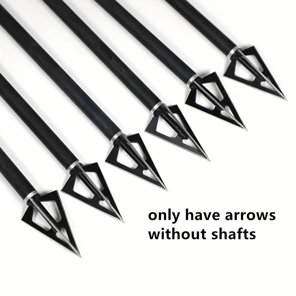 Stainless Steel Target Arrow Points Red Dot Design (12 Pack)