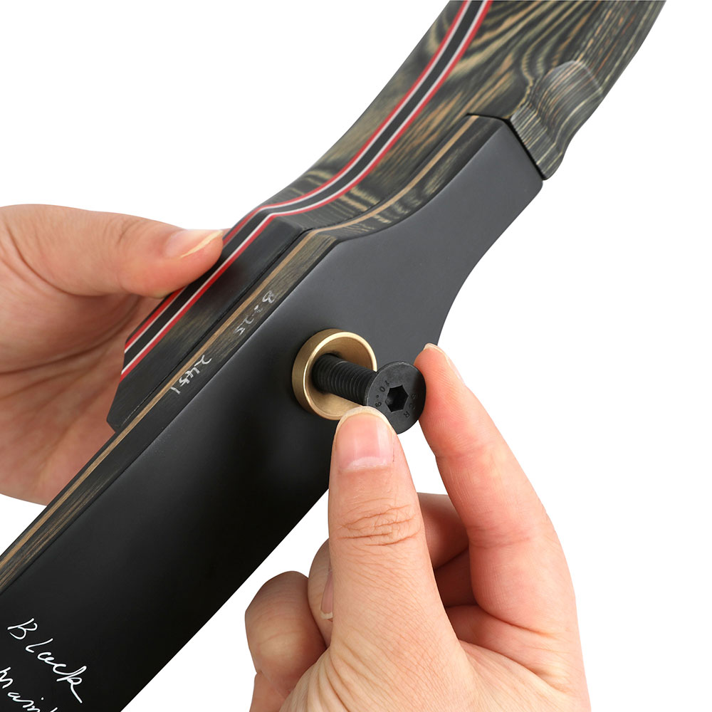 AMEYXGS 62" Reverse Takedown Hunting Recurve Bow 20-60 Ibs