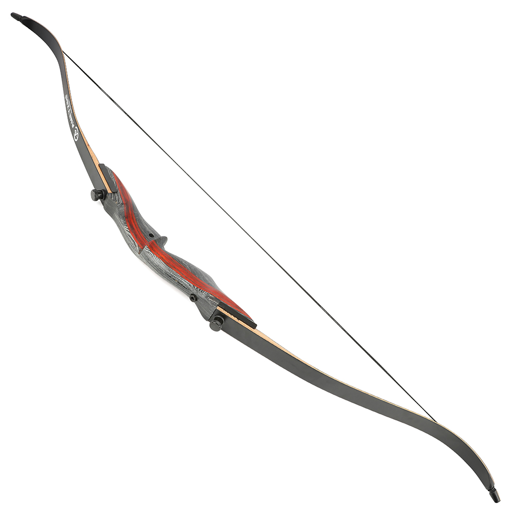 AMEYXGS 62" Traditional Hunting Takedown Recurve Bow 20-50# @28"