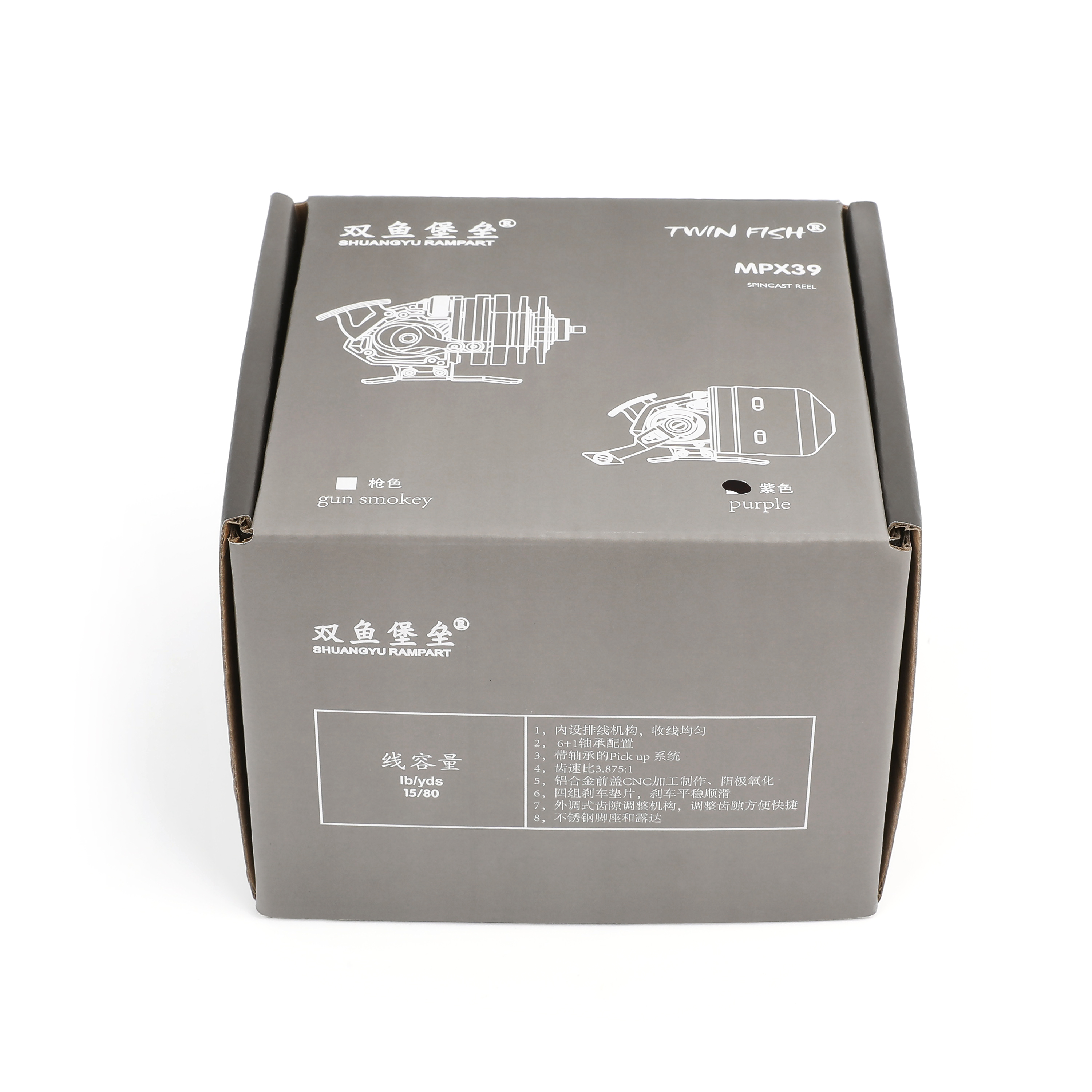 TWIN FISH MPX39 Spincast Bowfishing Reel