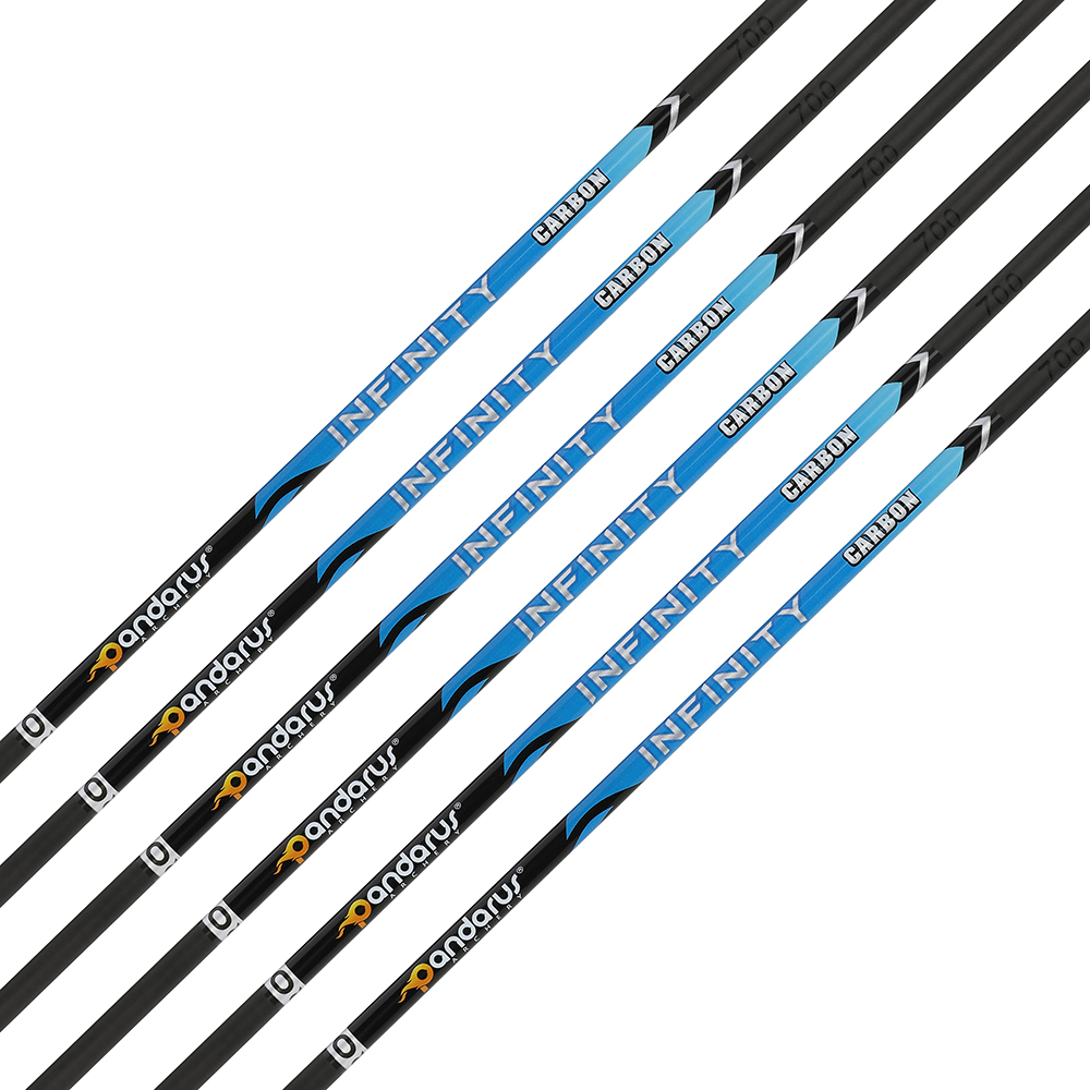 PANDARUS INFINITY 4.2 mm Pure Carbon Competition Arrows (12 Pack)