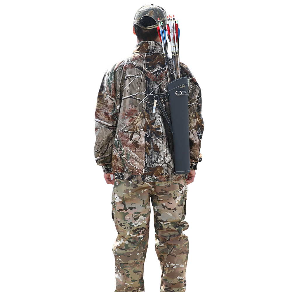 AMEYXGS Traditional Side Quiver Leather Arrow Quiver RH/LH